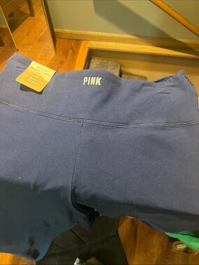 PINK Navy High-Waist Full Length Leggings